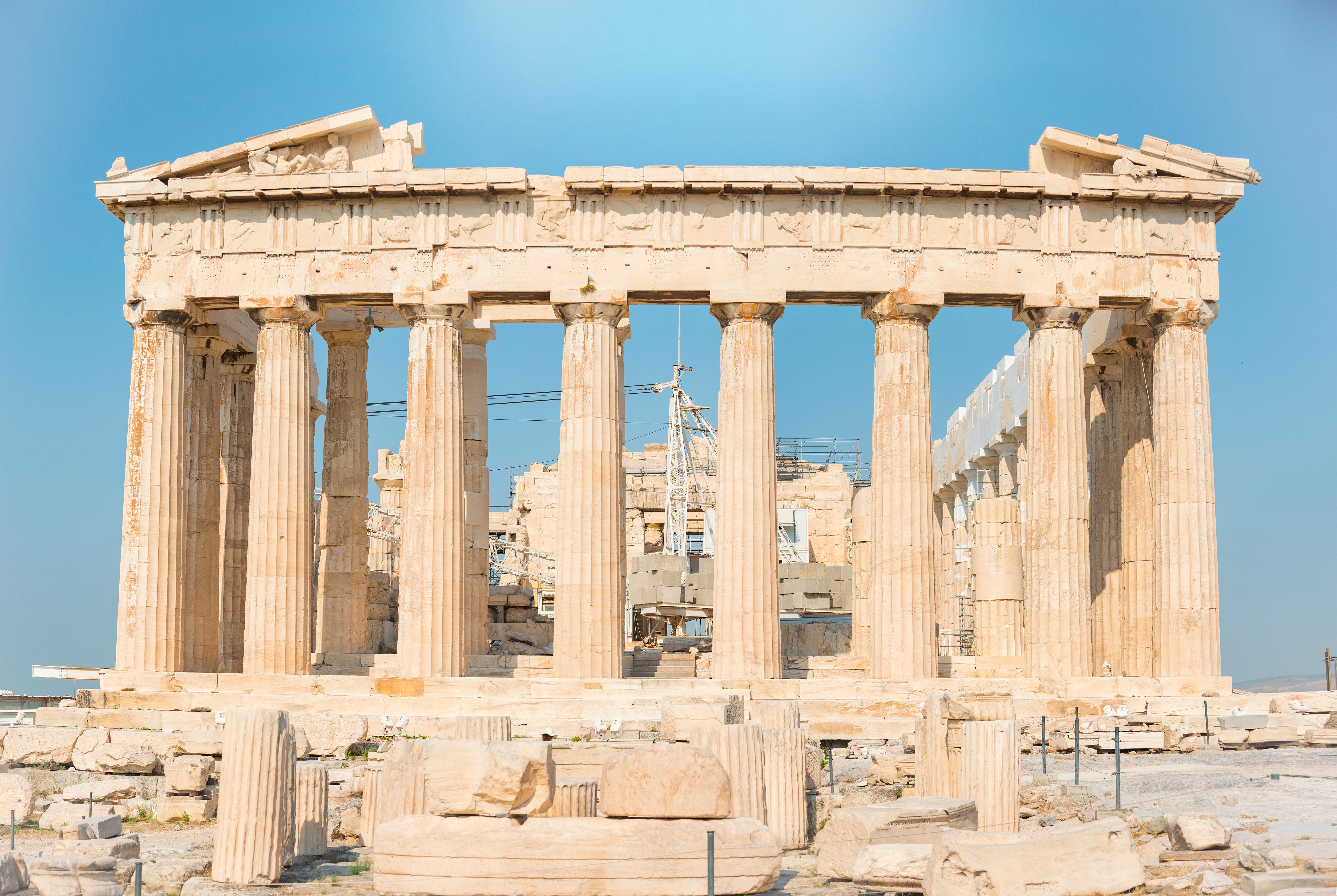 Historic,Ruins,In,Athens,Greece