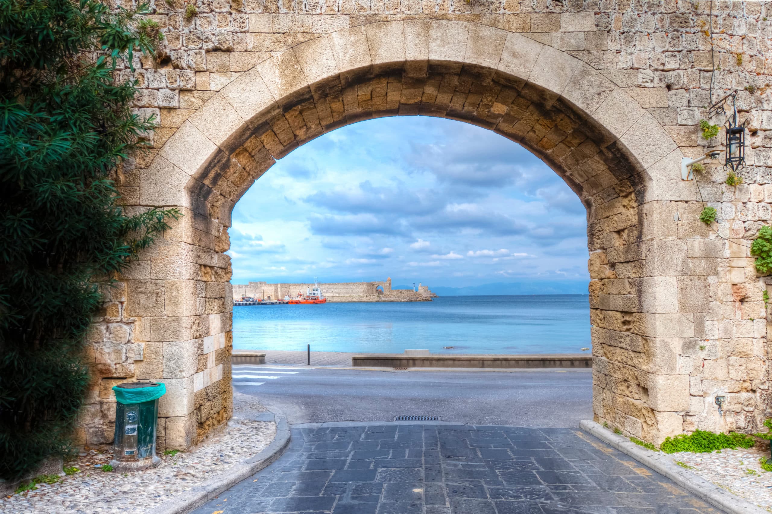 Virgin,Mary's,Gate,Of,Old,Town,Of,Rhodes,Island