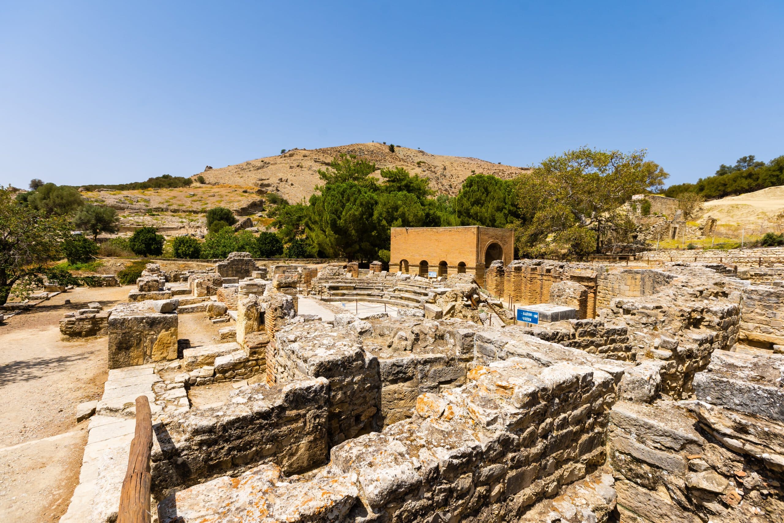 Ruins,Of,The,Temple,Of,Apollo,At,Gortys,,Crete