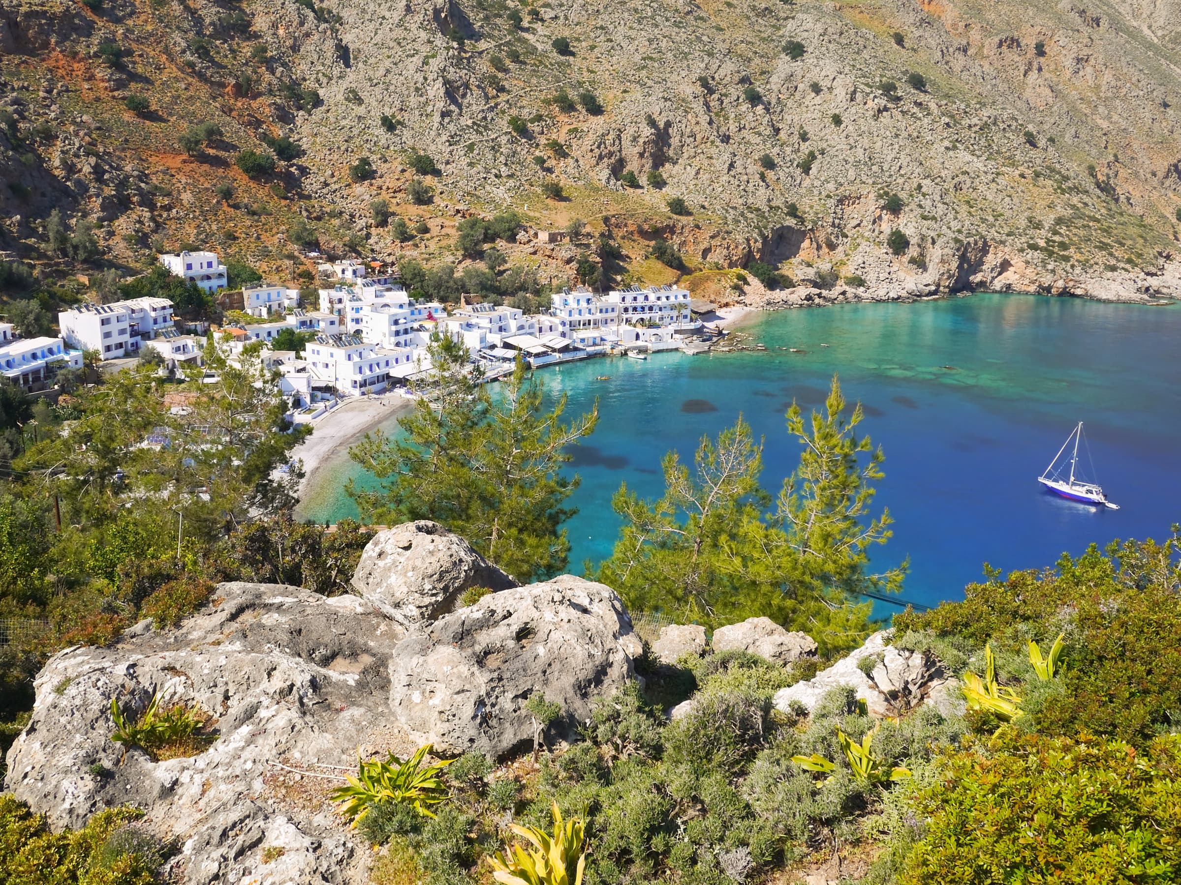 Small,Loutro,Village,,Crete,,Greece