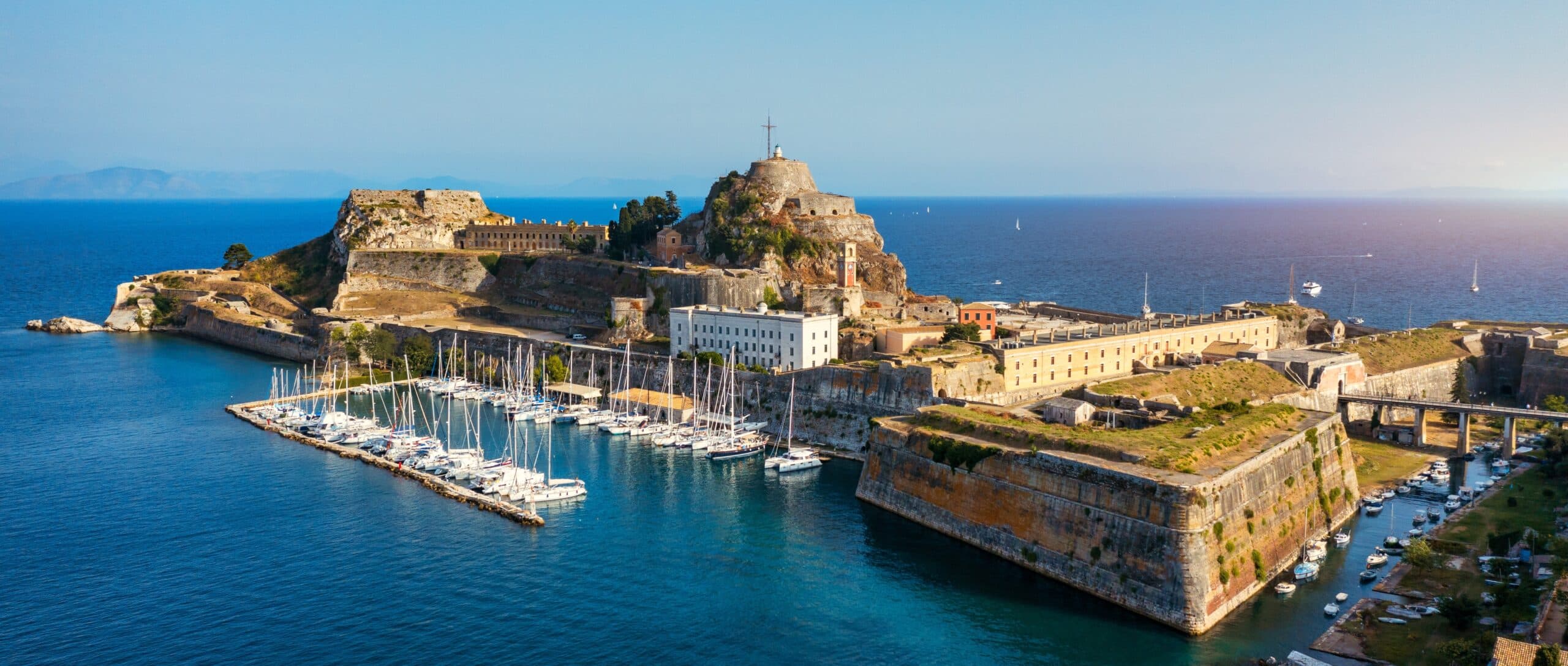 Fly from Athens to Corfu