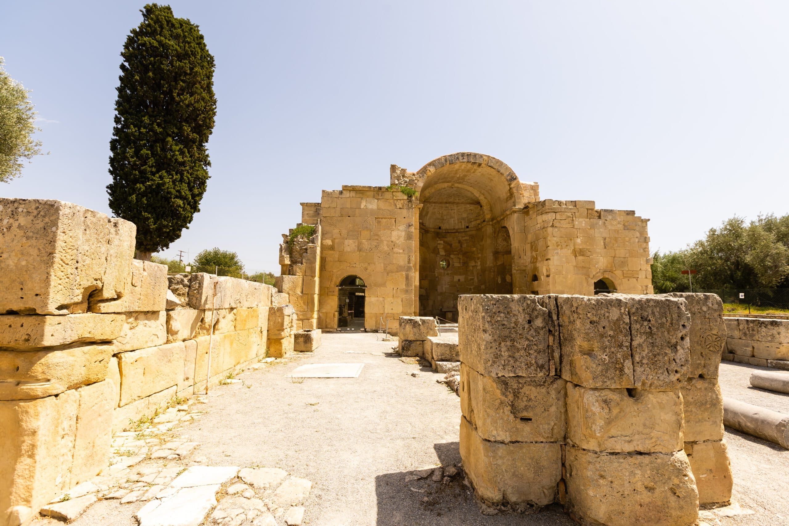 Ruins,Of,The,Temple,Of,Apollo,At,Gortys,,Crete