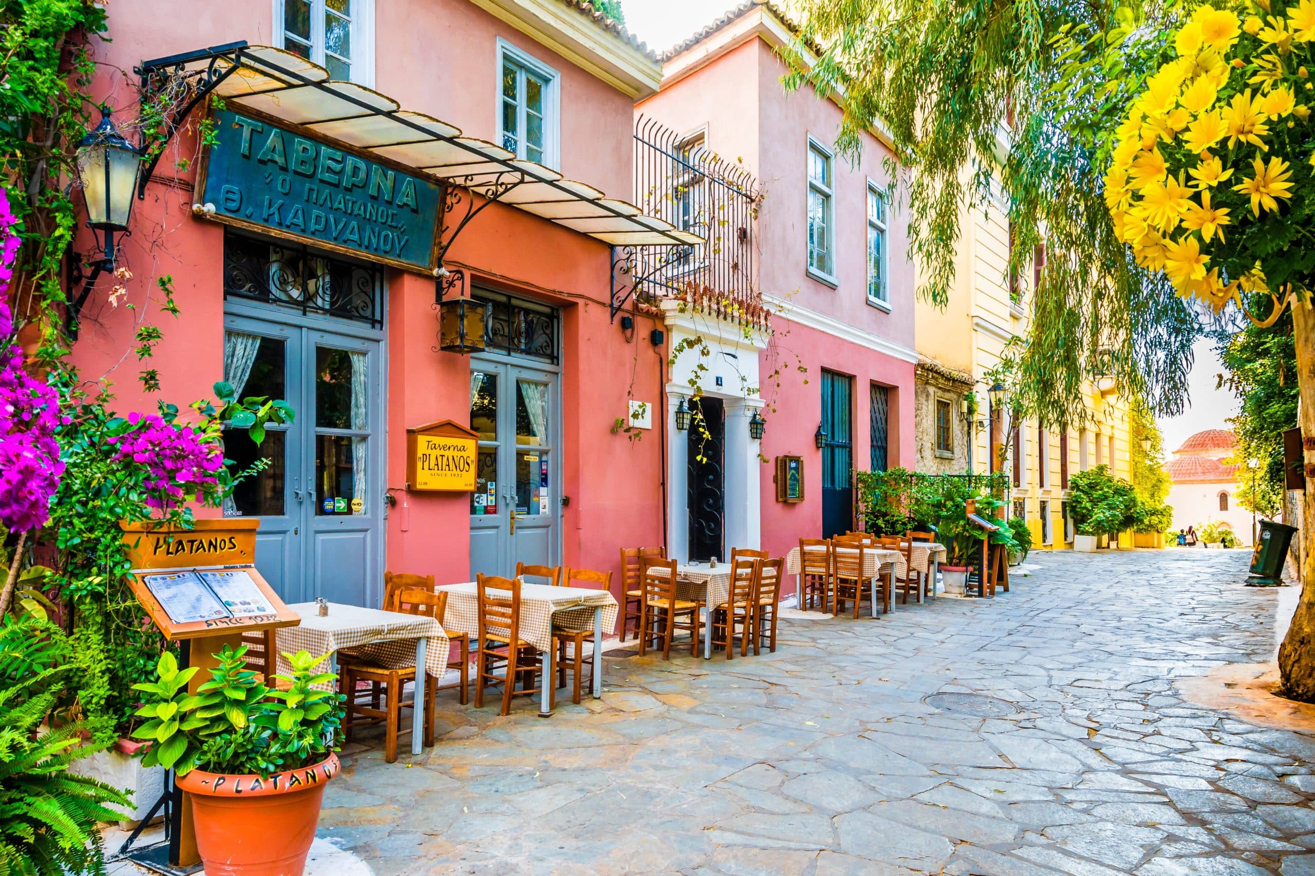 Athens,,Greece,-,October,16,,2018,:,Colorful,Street,View