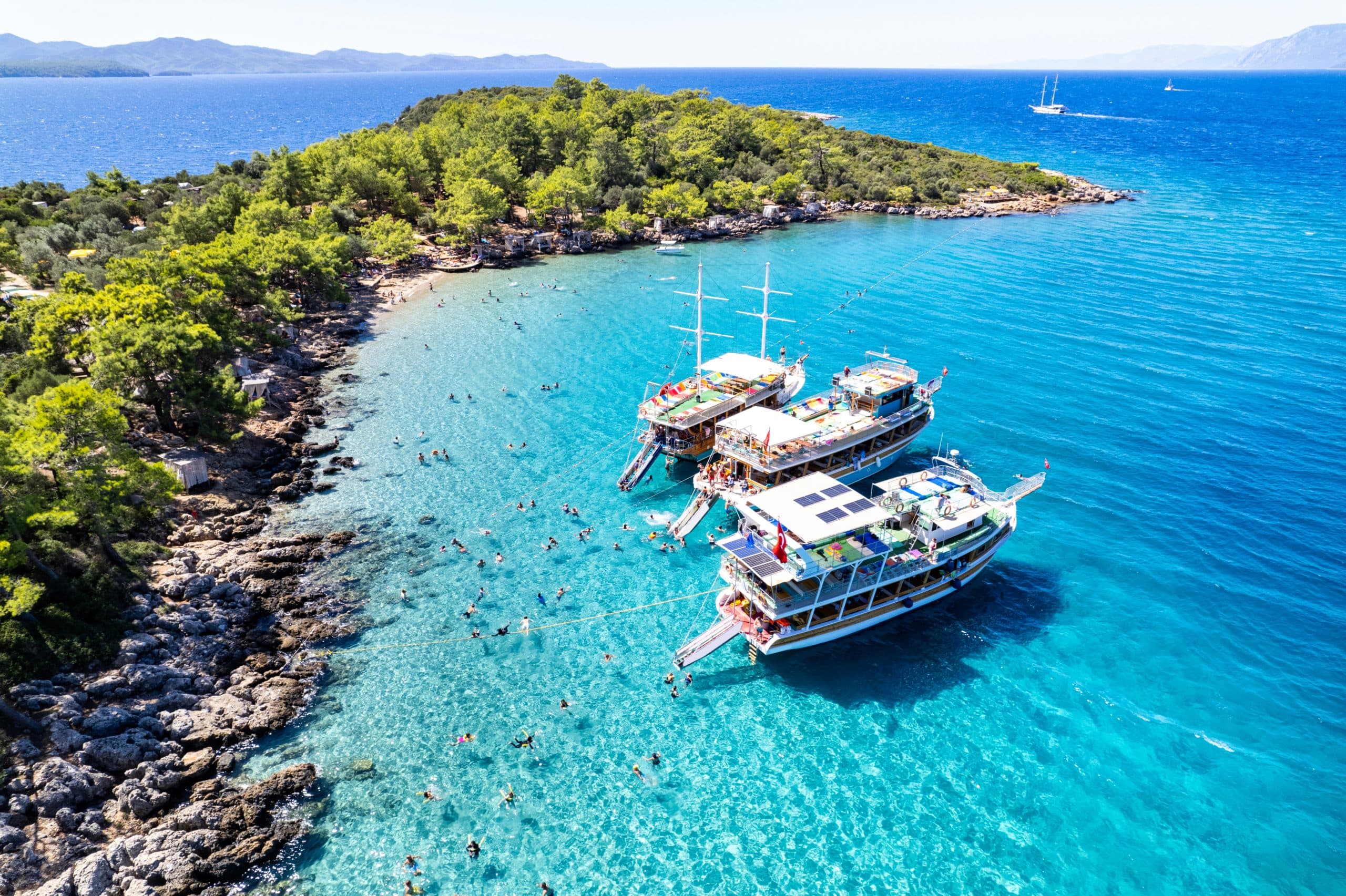 Marmaris,,Mugla,,Turkey.,Incekum,Beach,In,Marmaris,With,Perfect,Turquoise