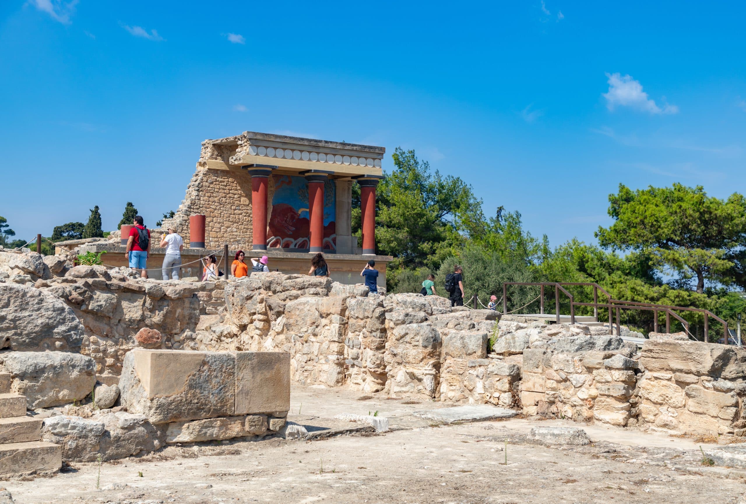 Knossos,,Crete,,Greece,-,October,2nd,,2023:,A,Picture,Of