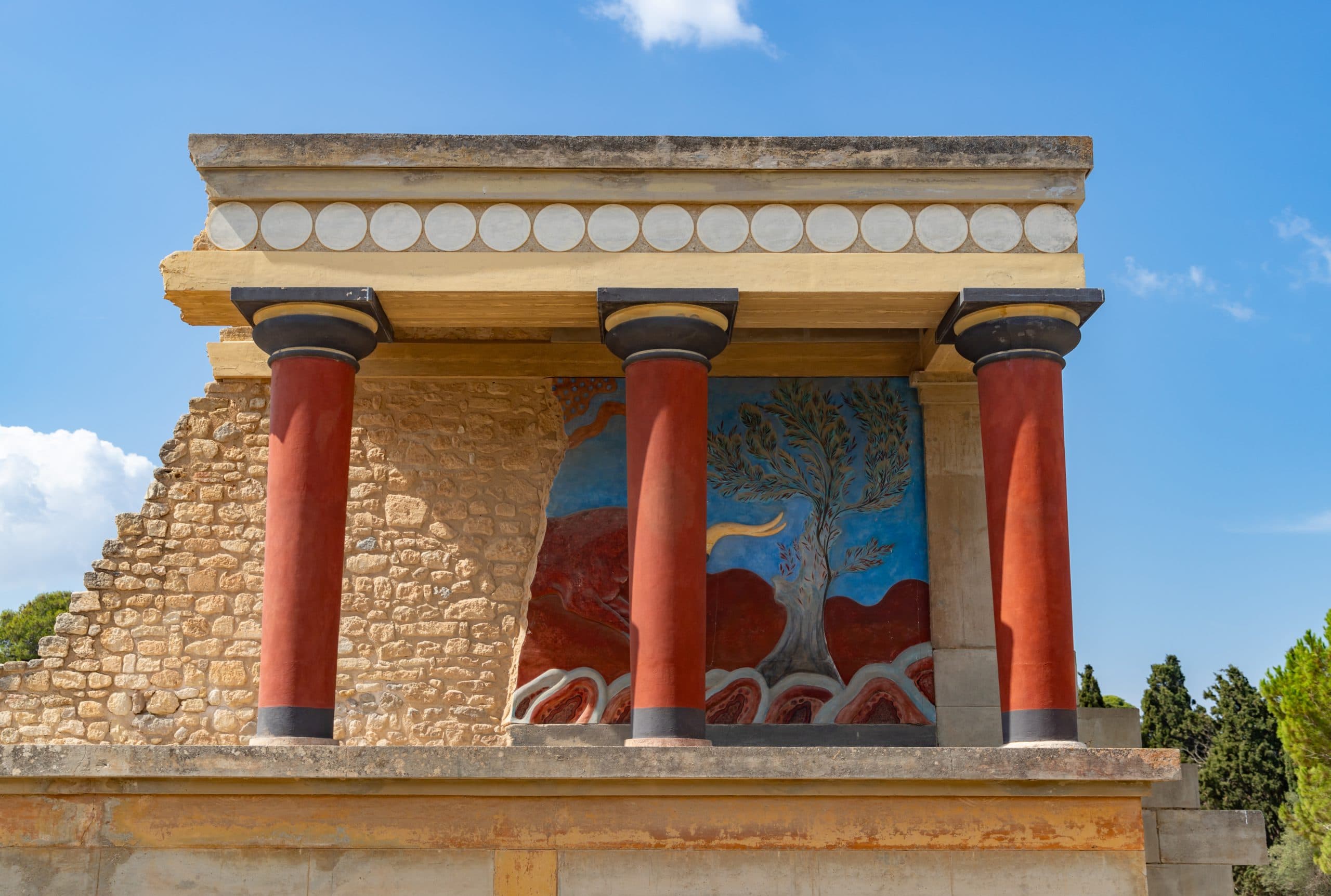 Knossos,,Crete,,Greece,-,October,2nd,,2023:,A,Picture,Of