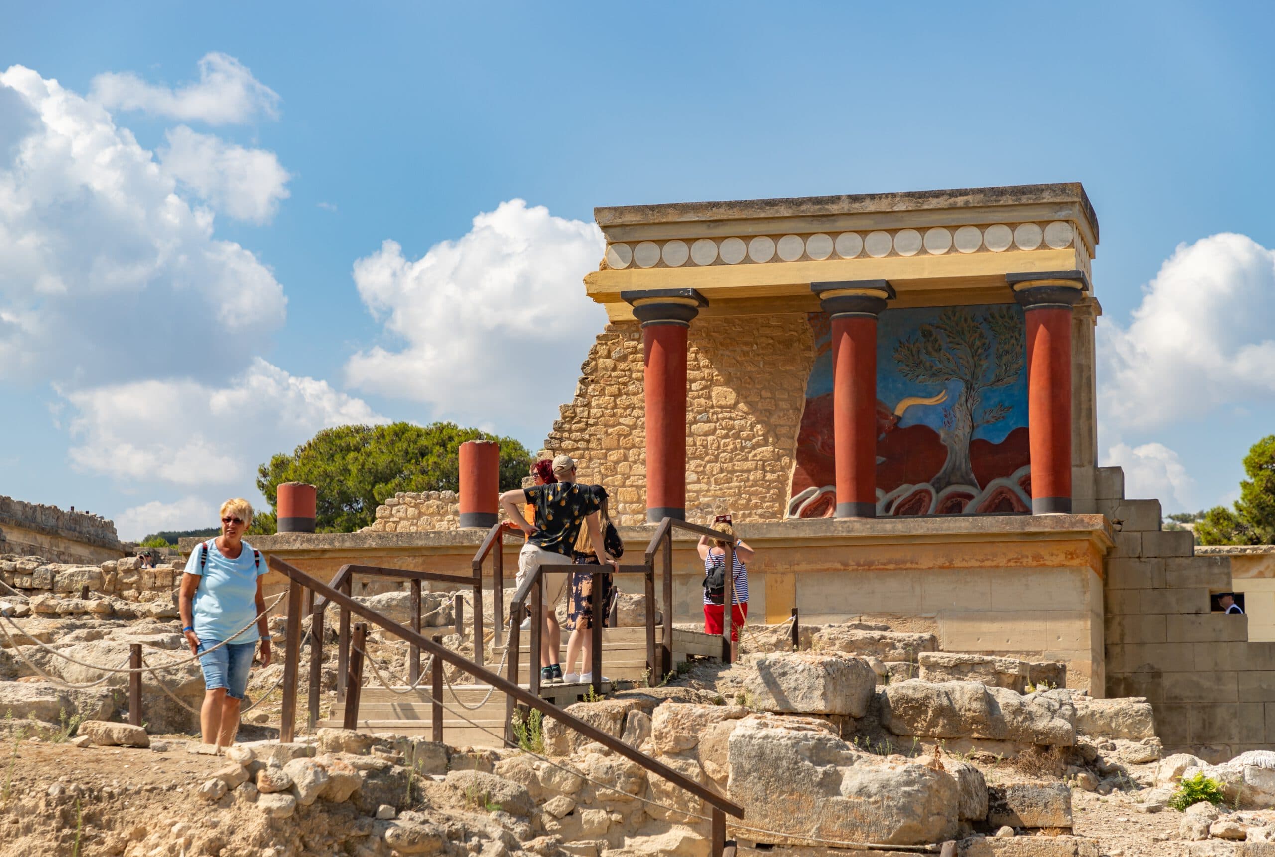 Knossos,,Crete,,Greece,-,October,2nd,,2023:,A,Picture,Of