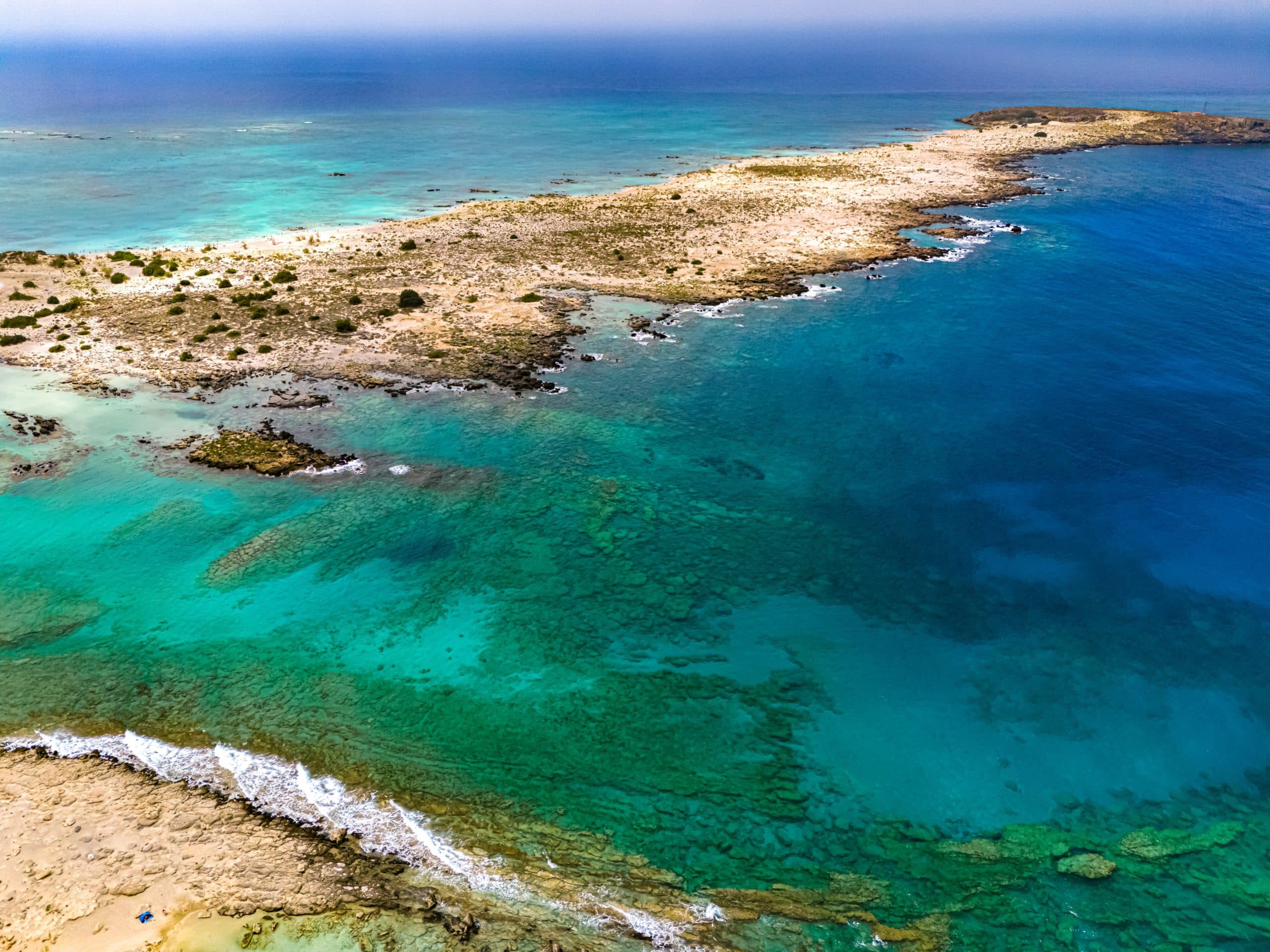 Aerial,View,Of,Elafonisi,Beach,In,The,Municipality,Of,Kissamos