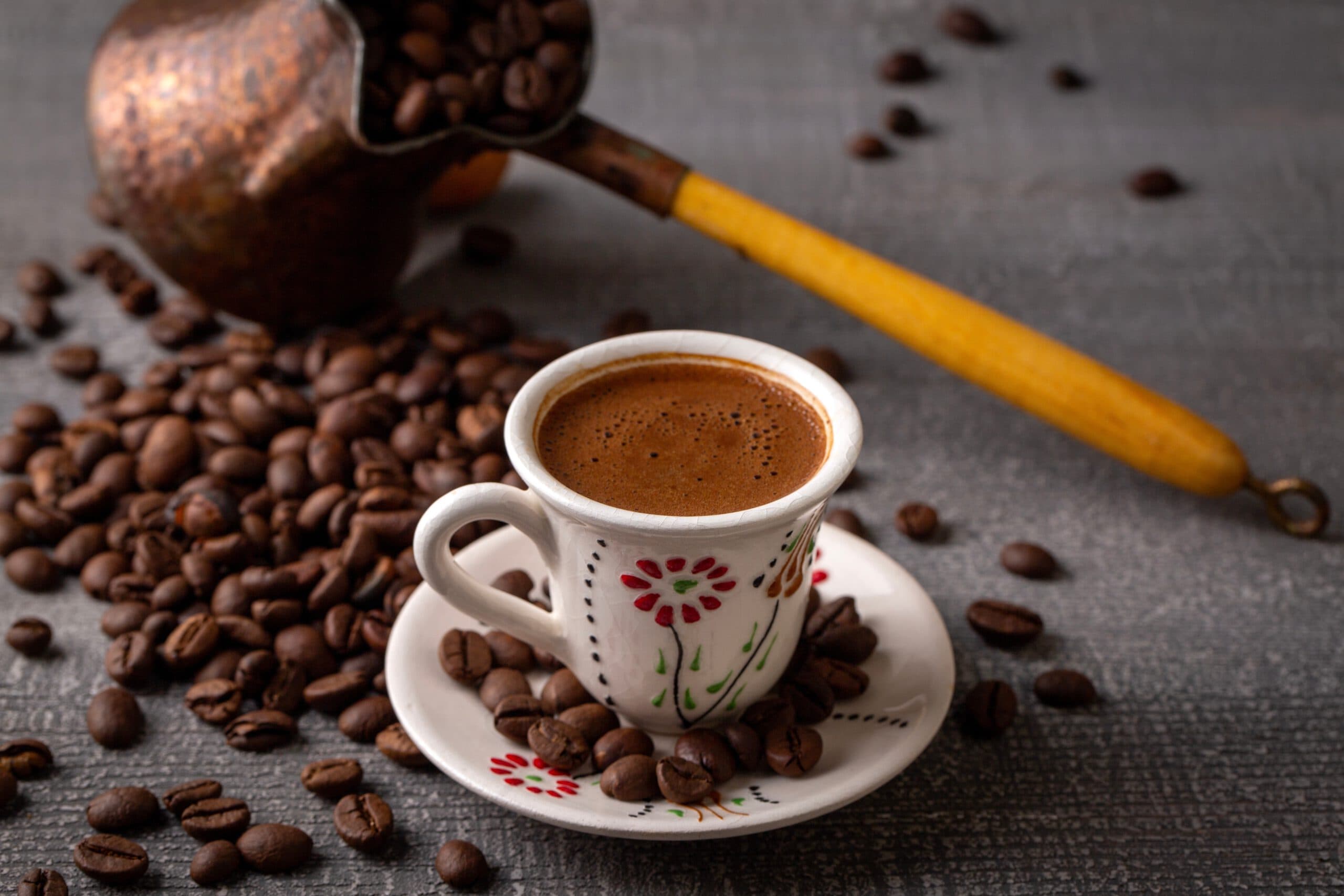 Traditional,Delicious,Turkish,Coffee,Or,Greek,Coffee
