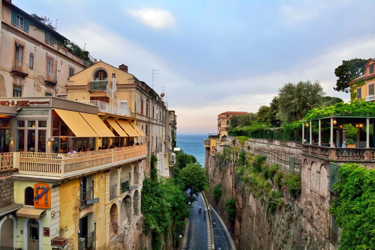 Arrive in Naples and transfer to Amalfi Town