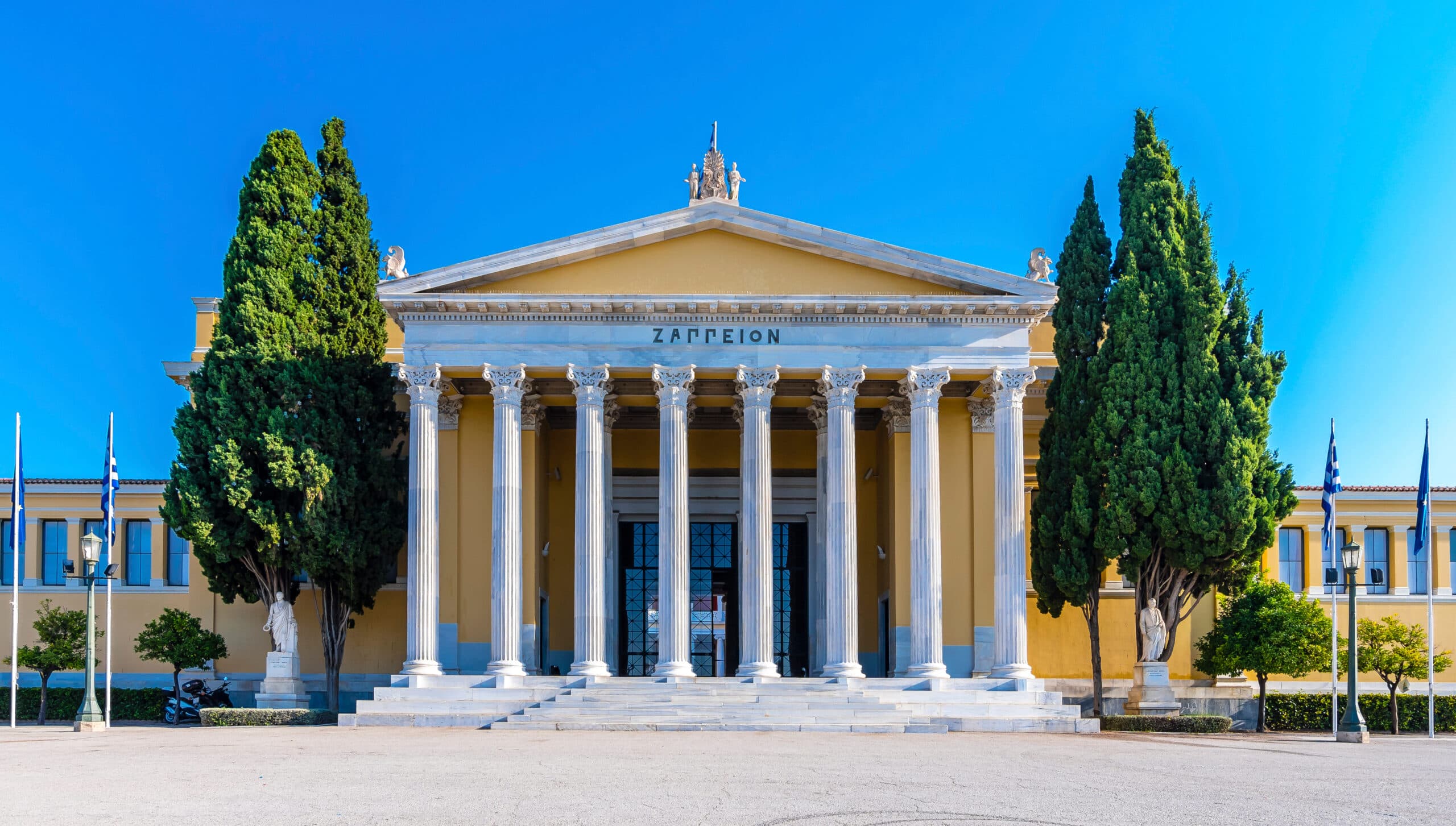 The,Zappeion,Is,A,Building,In,The,National,Gardens,Of