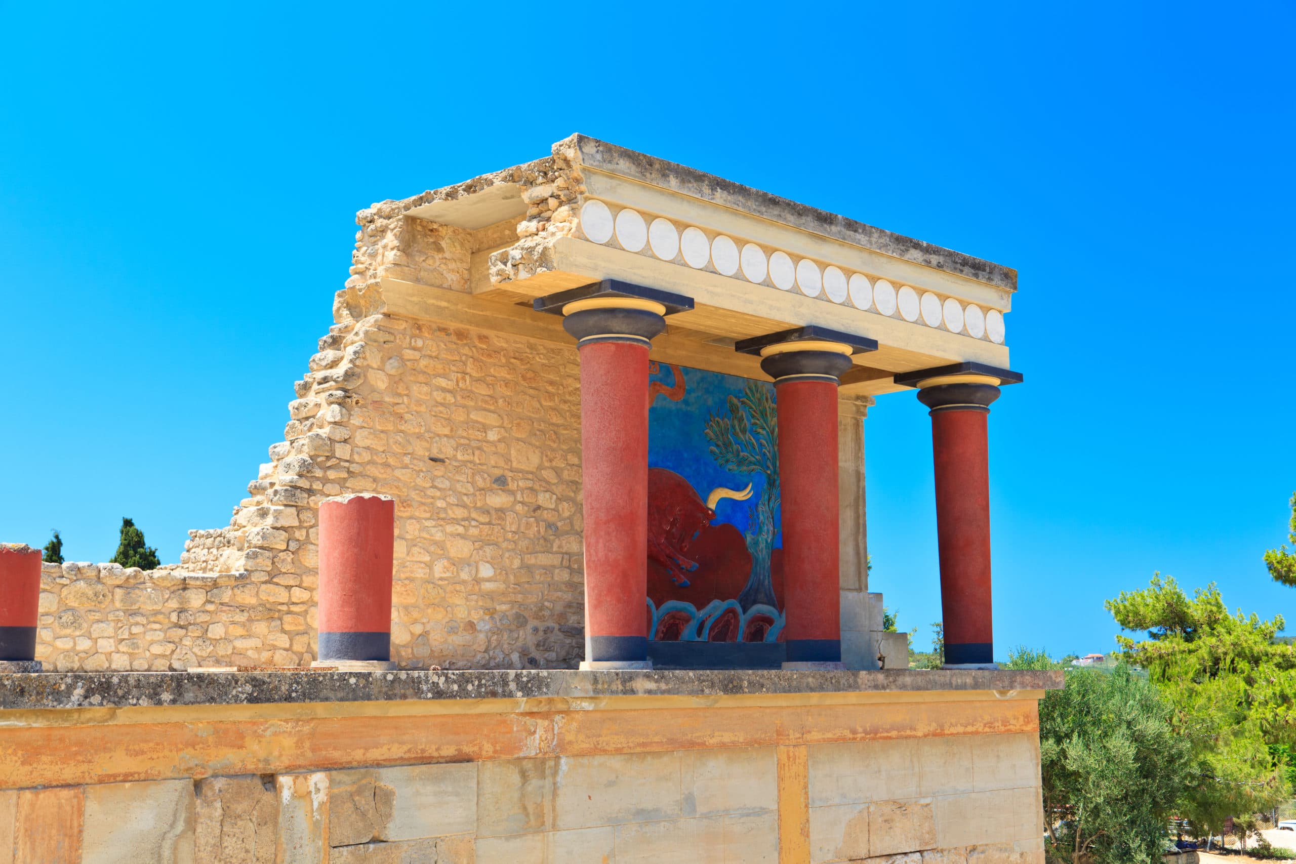 Knossos,Palace,At,Crete