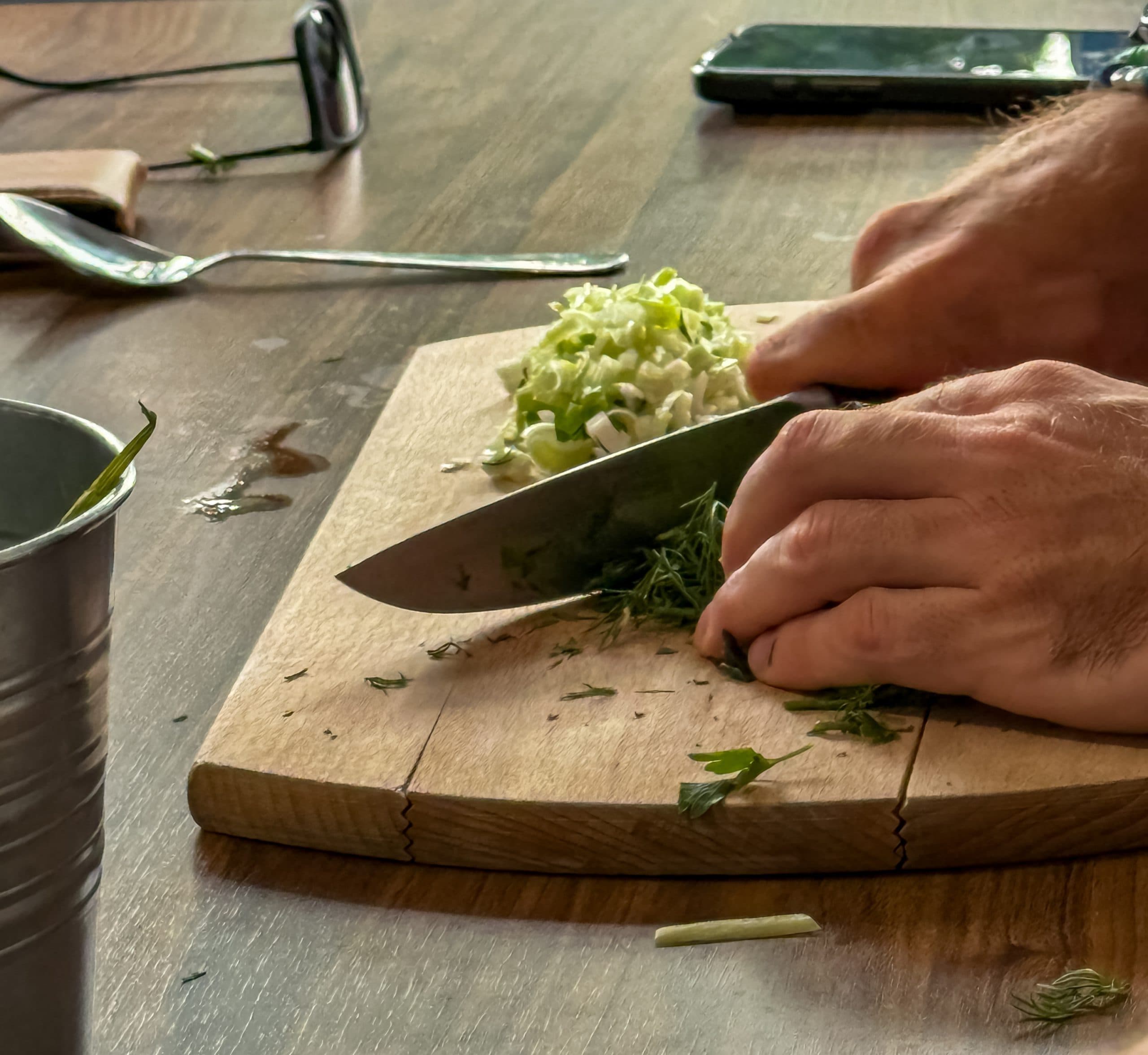 Particpating,In,A,Greek,Cooking,Class