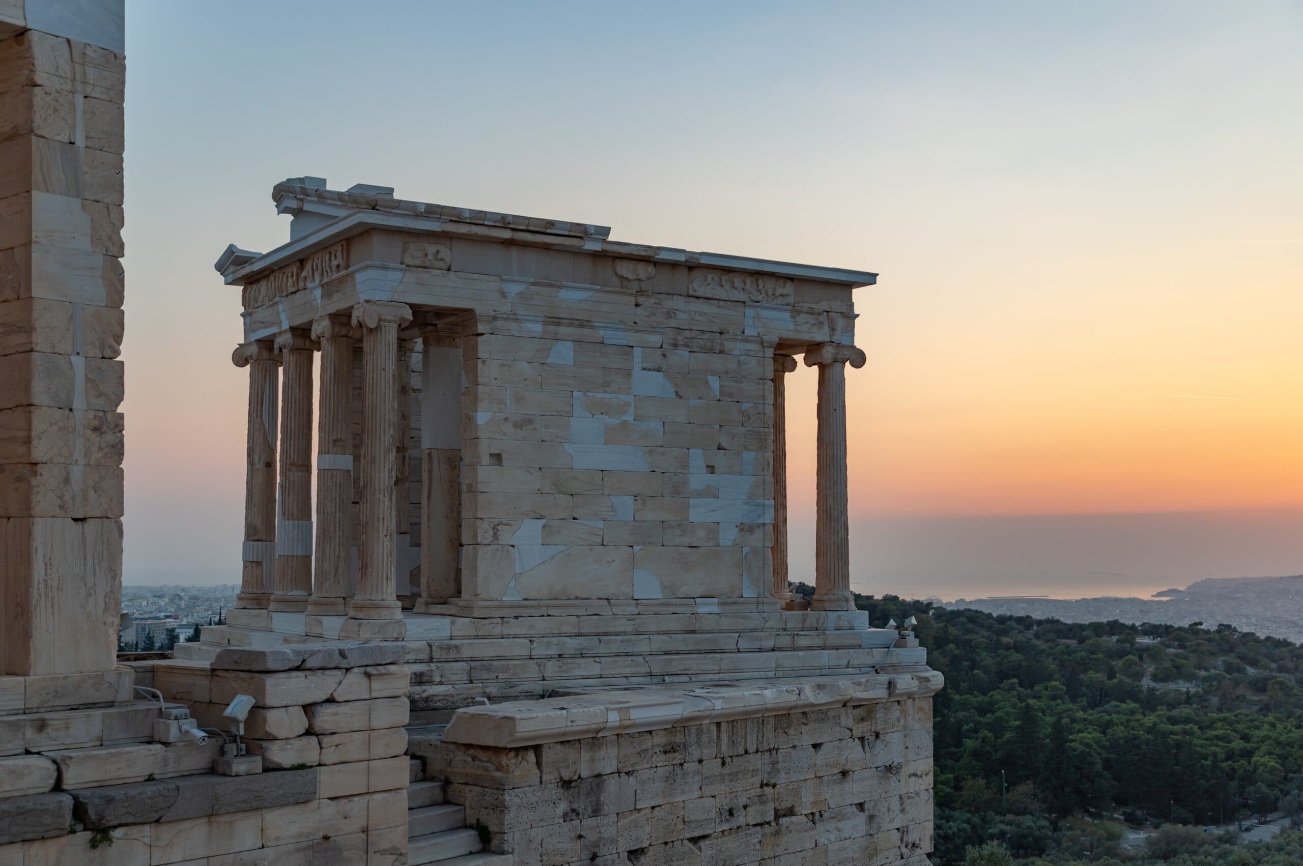 A,Picture,Of,The,Temple,Of,Athena,Nike,,One,Of