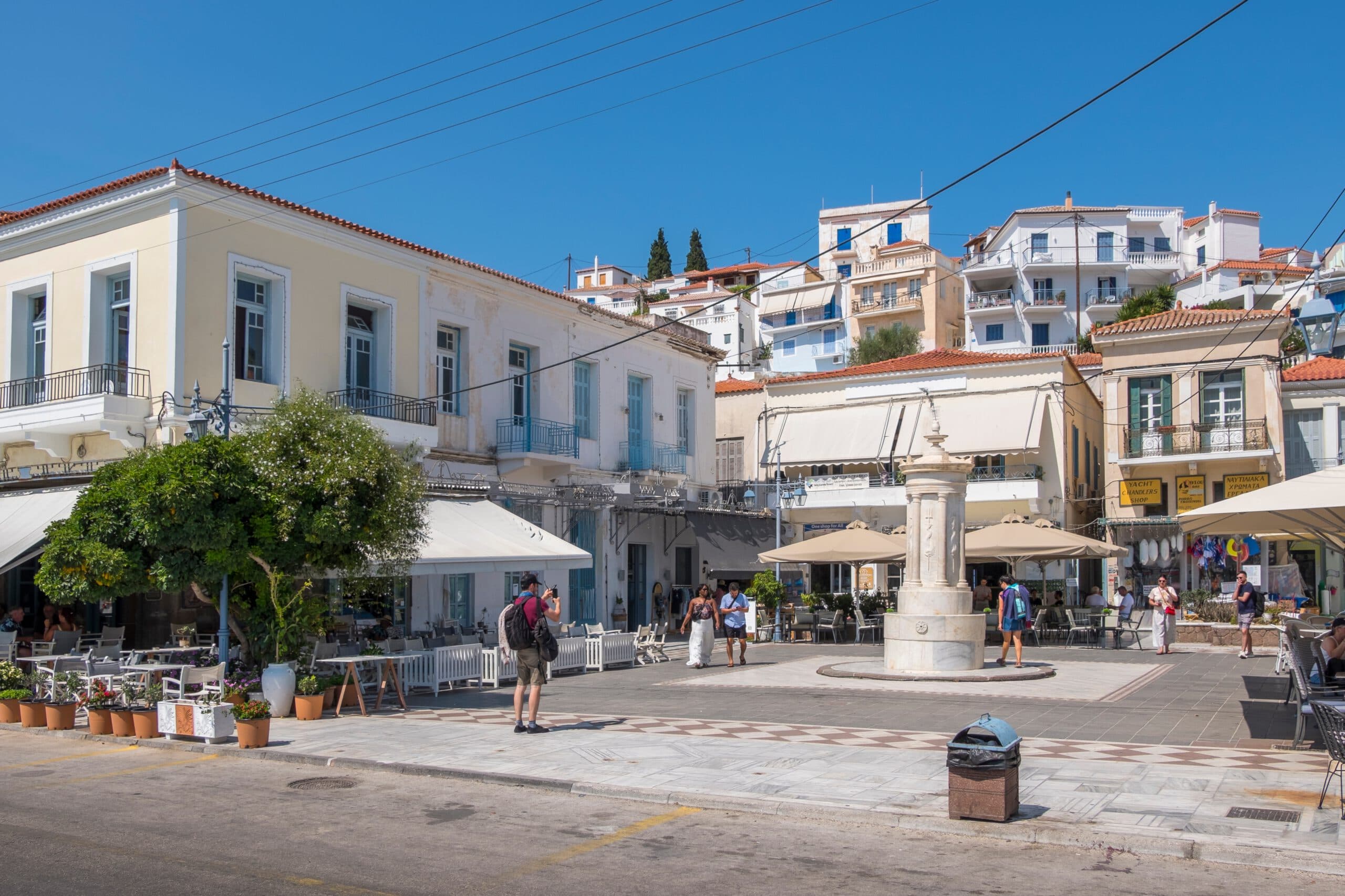 Saronic,Islands,,Greece,-,September,05,,2025:,Square,In,The