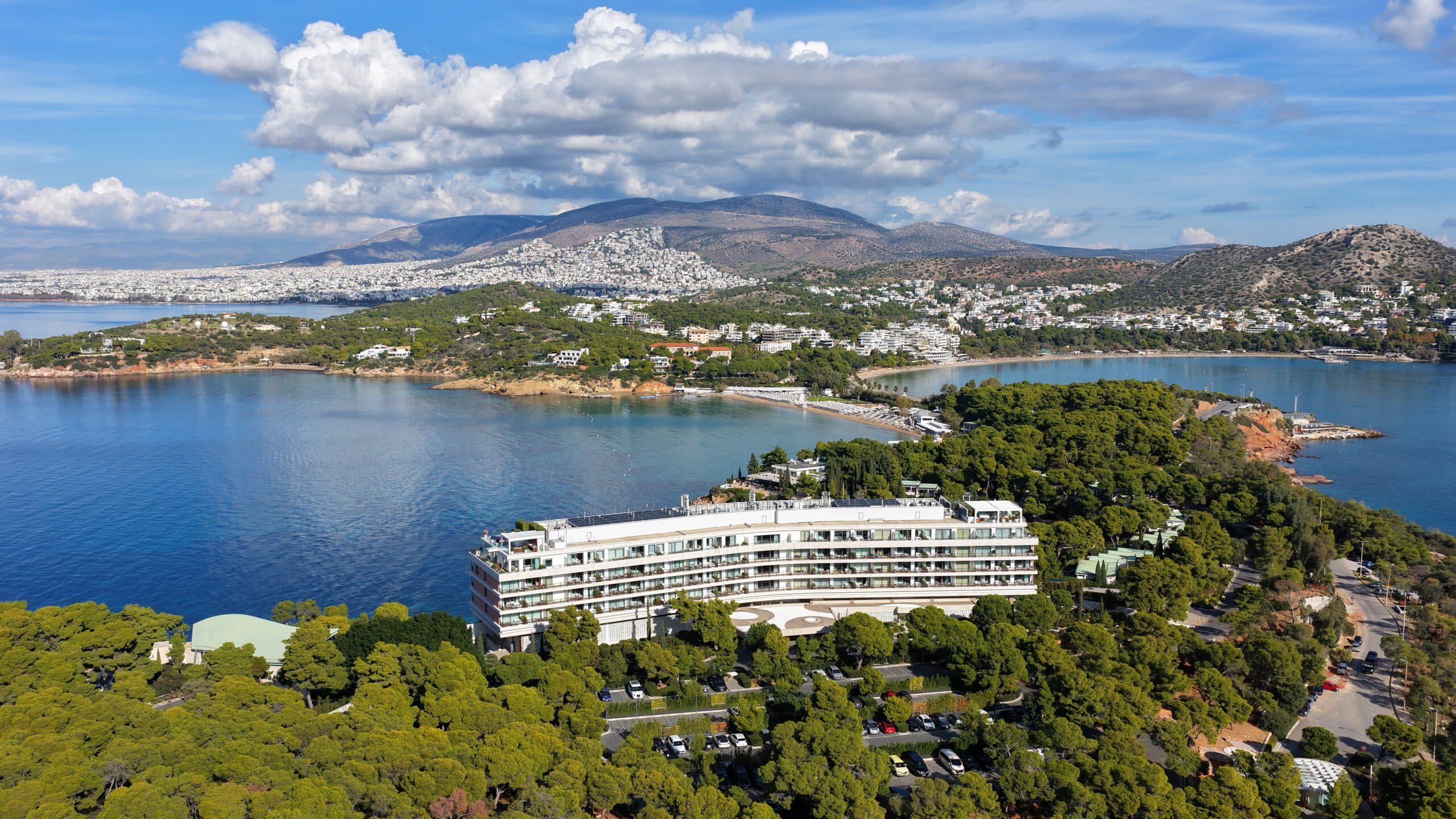 Aerial,Drone,Photo,Of,Peninsula,Of,Asteras,In,Area,Of