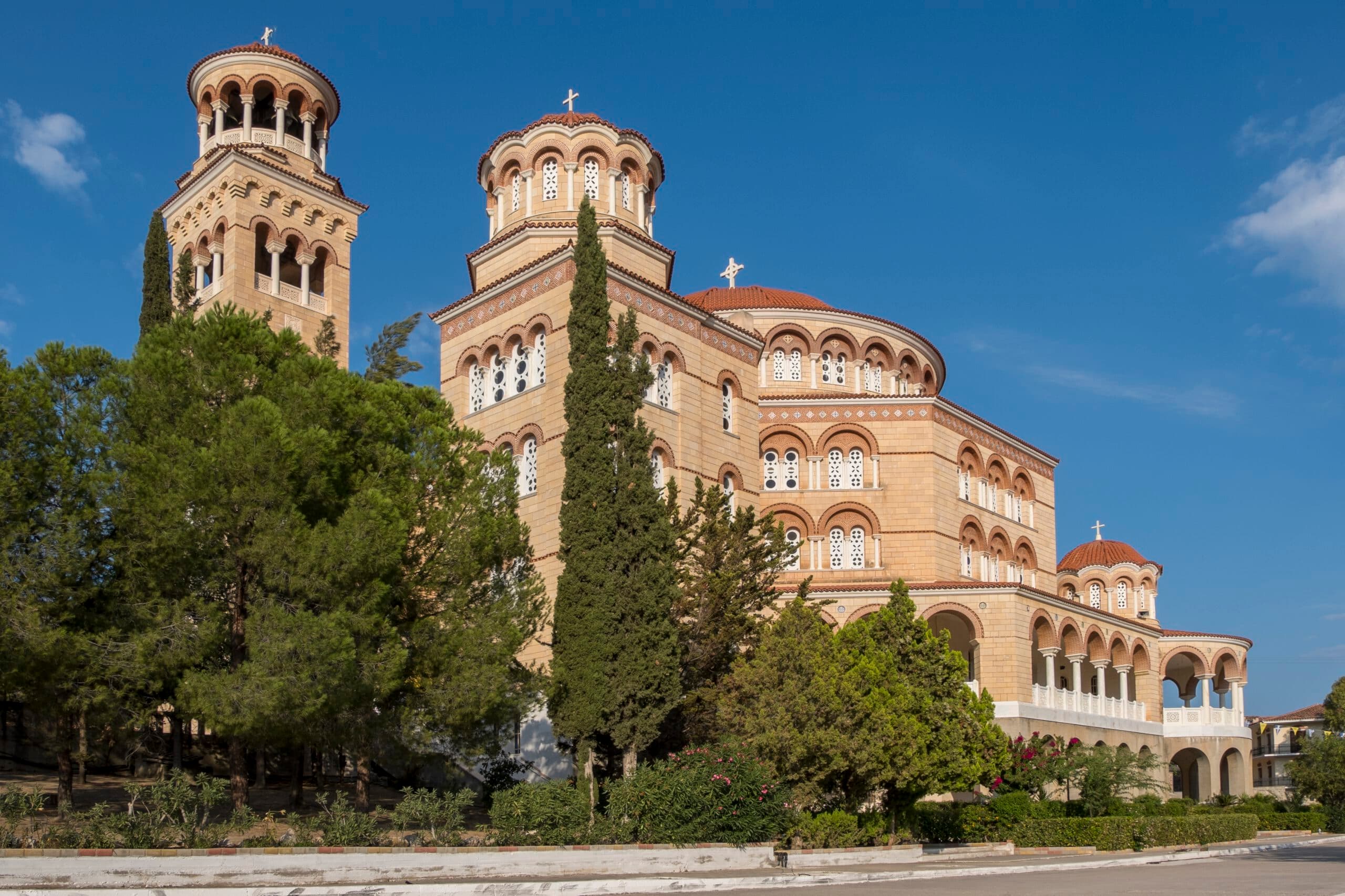 Saronic,Islands,,Greece,-,September,05,,2025:,Holy,Church,Of