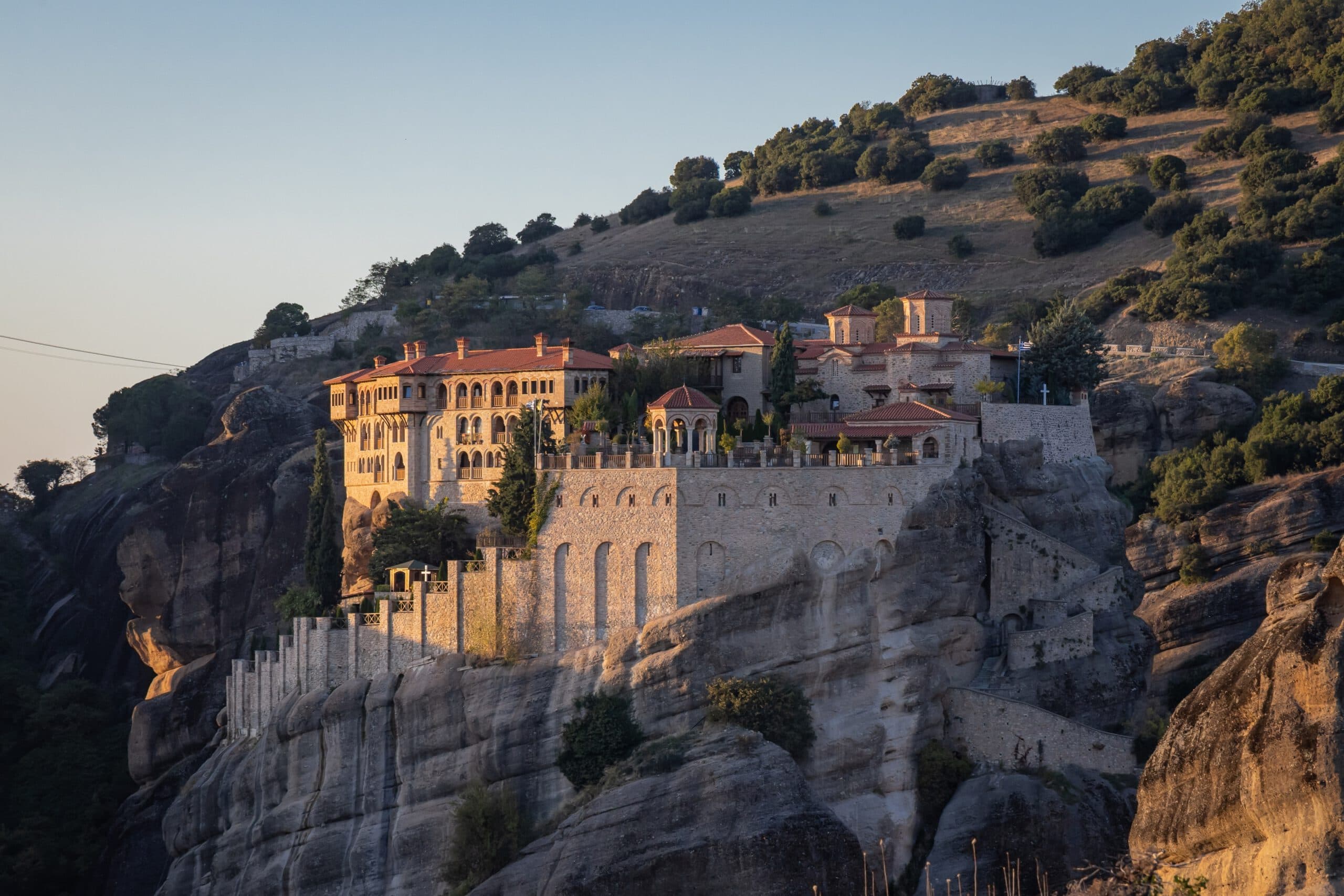 Meteora,,Kalabaka,,Thessaly,,Greece.,Monastery,Of,Varlaam,On,The,Rock