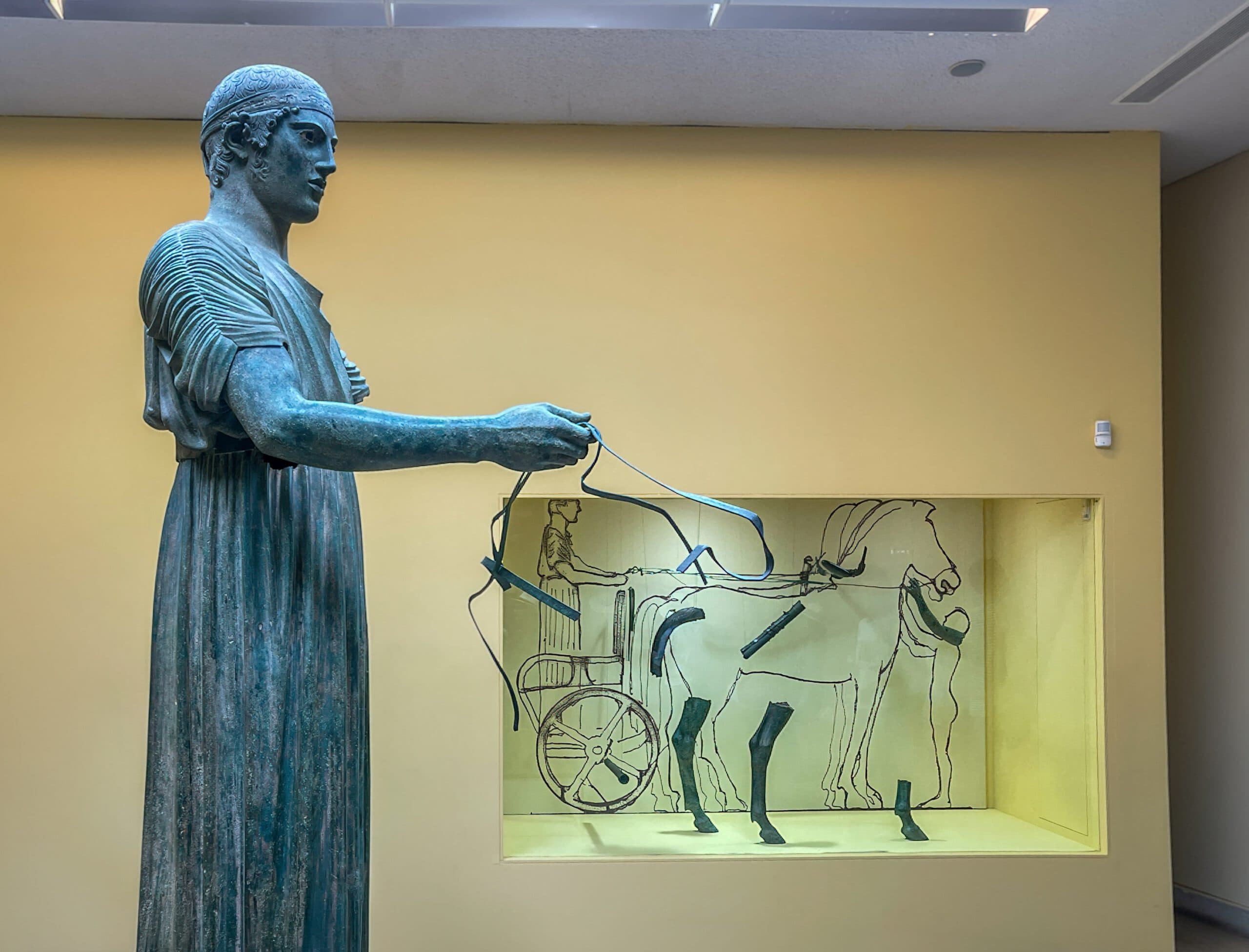 Delphi,,Greece,-,July,23,,2024:,Delphi,Archaeological,Museum.,The