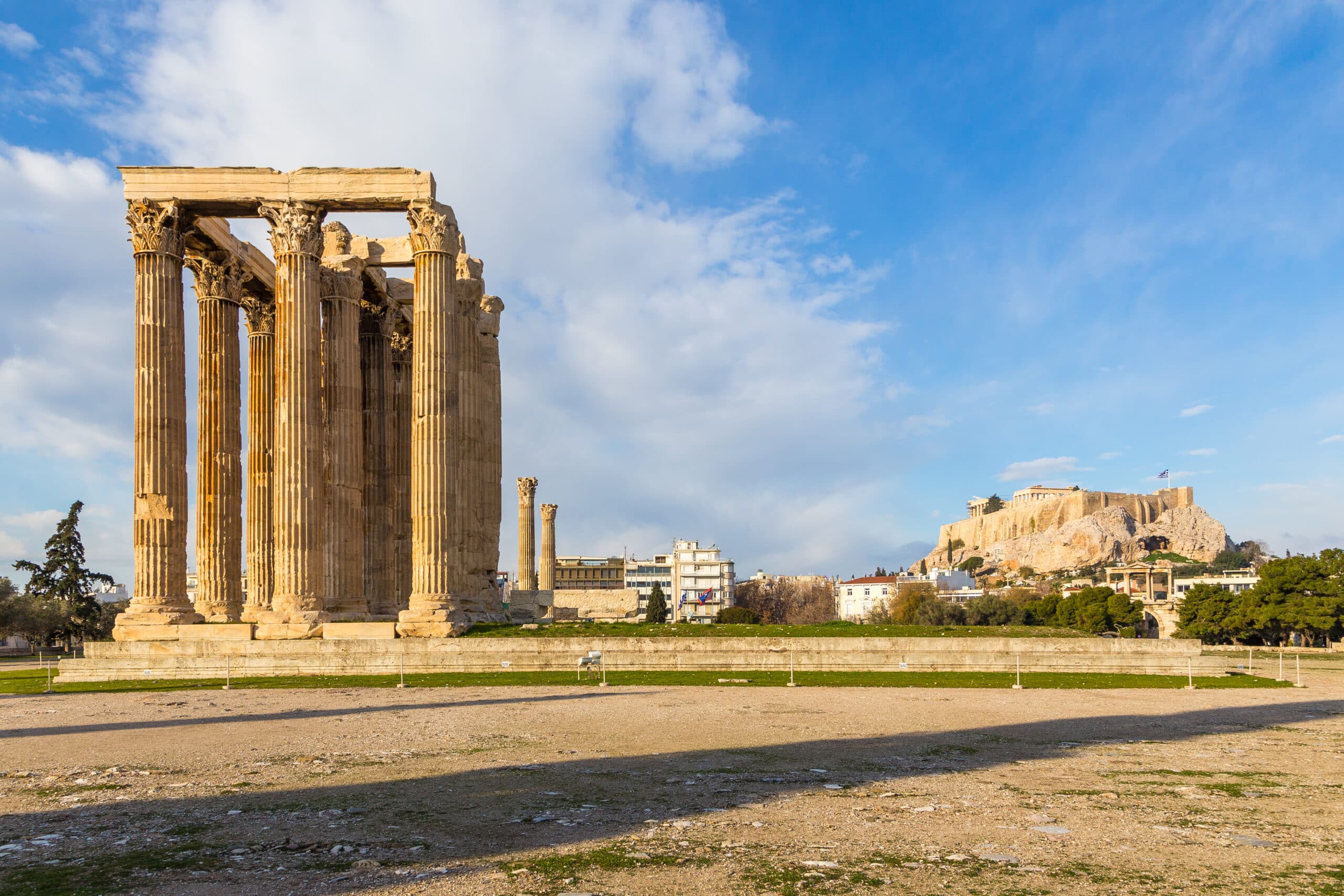 Temple,Of,Olympian,Zeus,In,Greek,Capital,City,Athens.