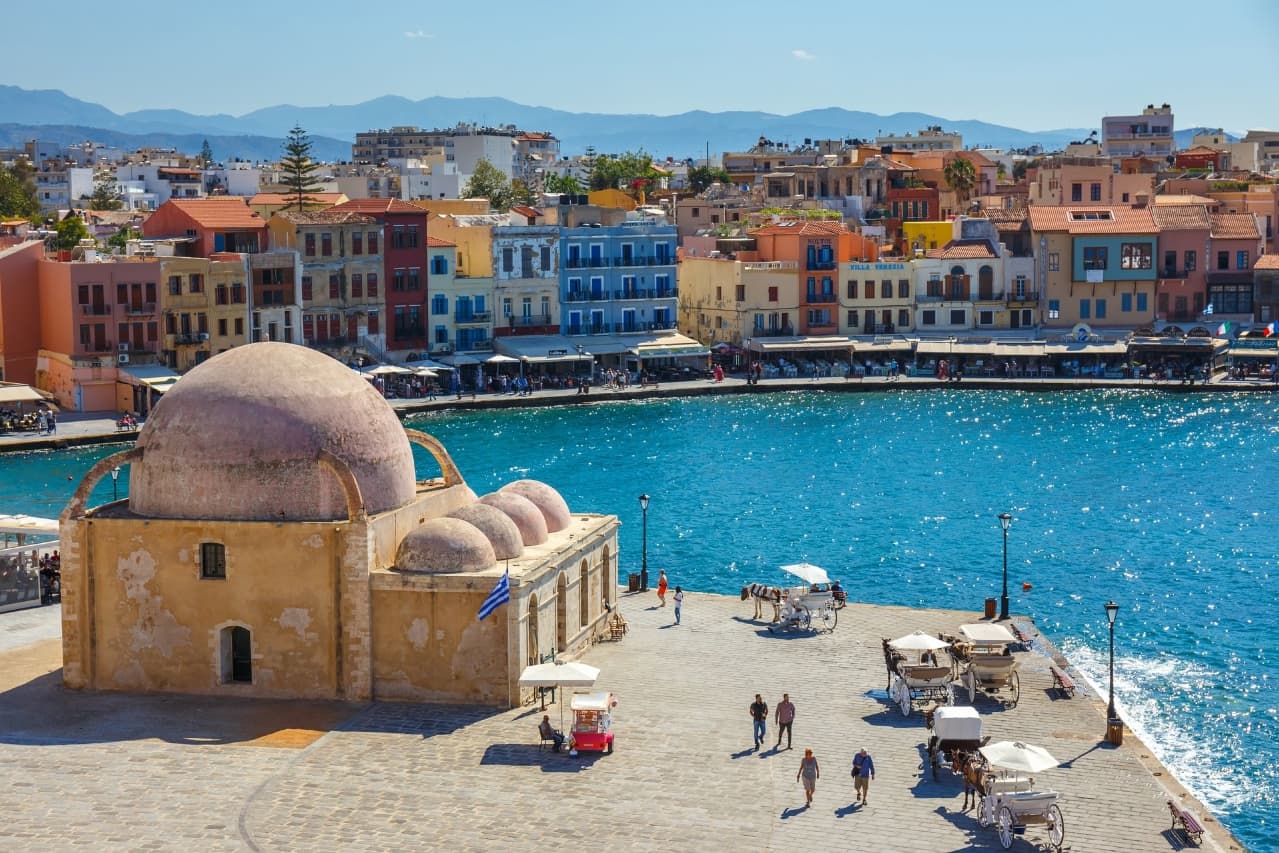 Fly from Athens to Chania, Crete