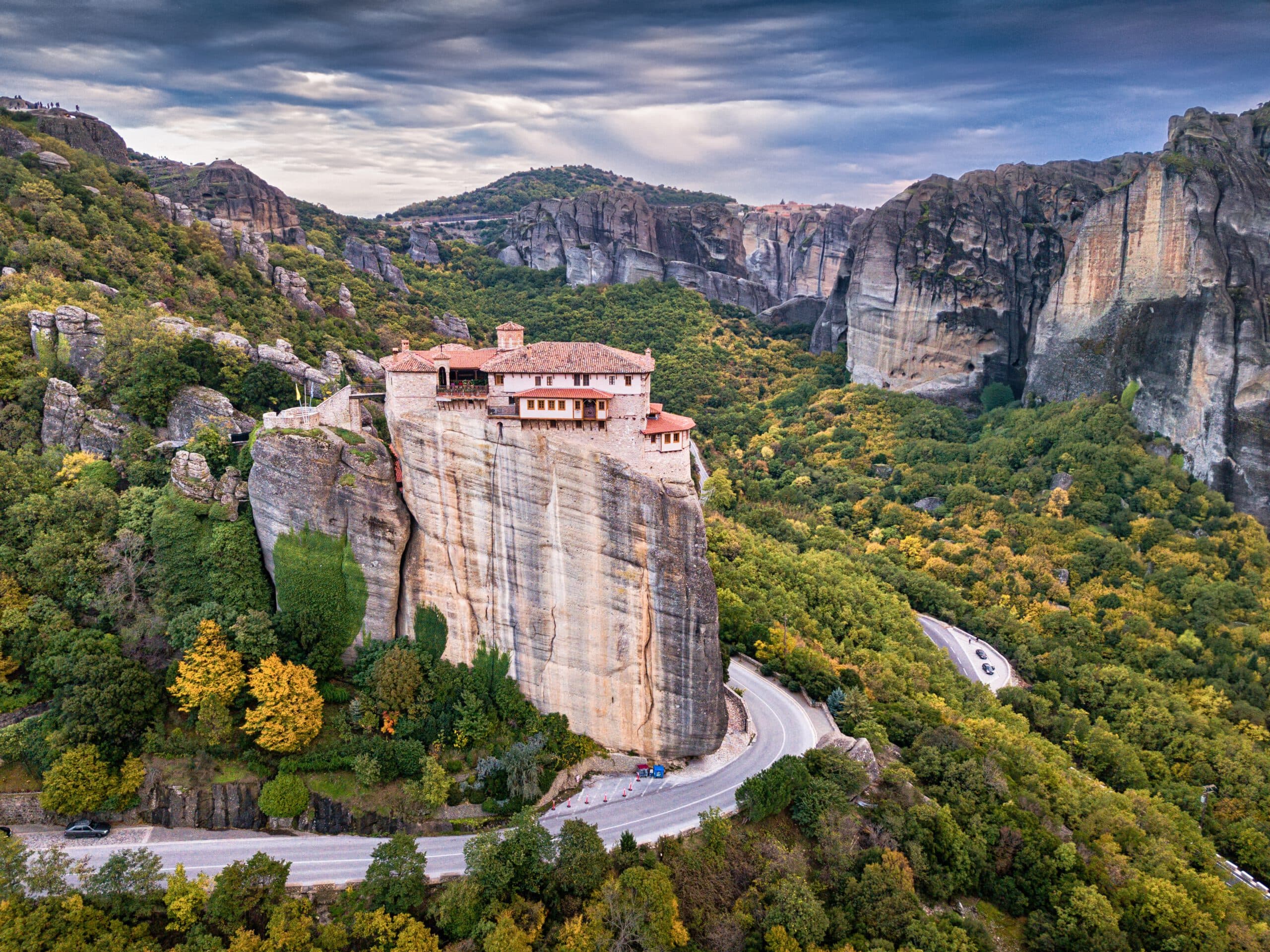 Majestic,View,Of,One,Of,The,Famous,Meteora,Destinations,