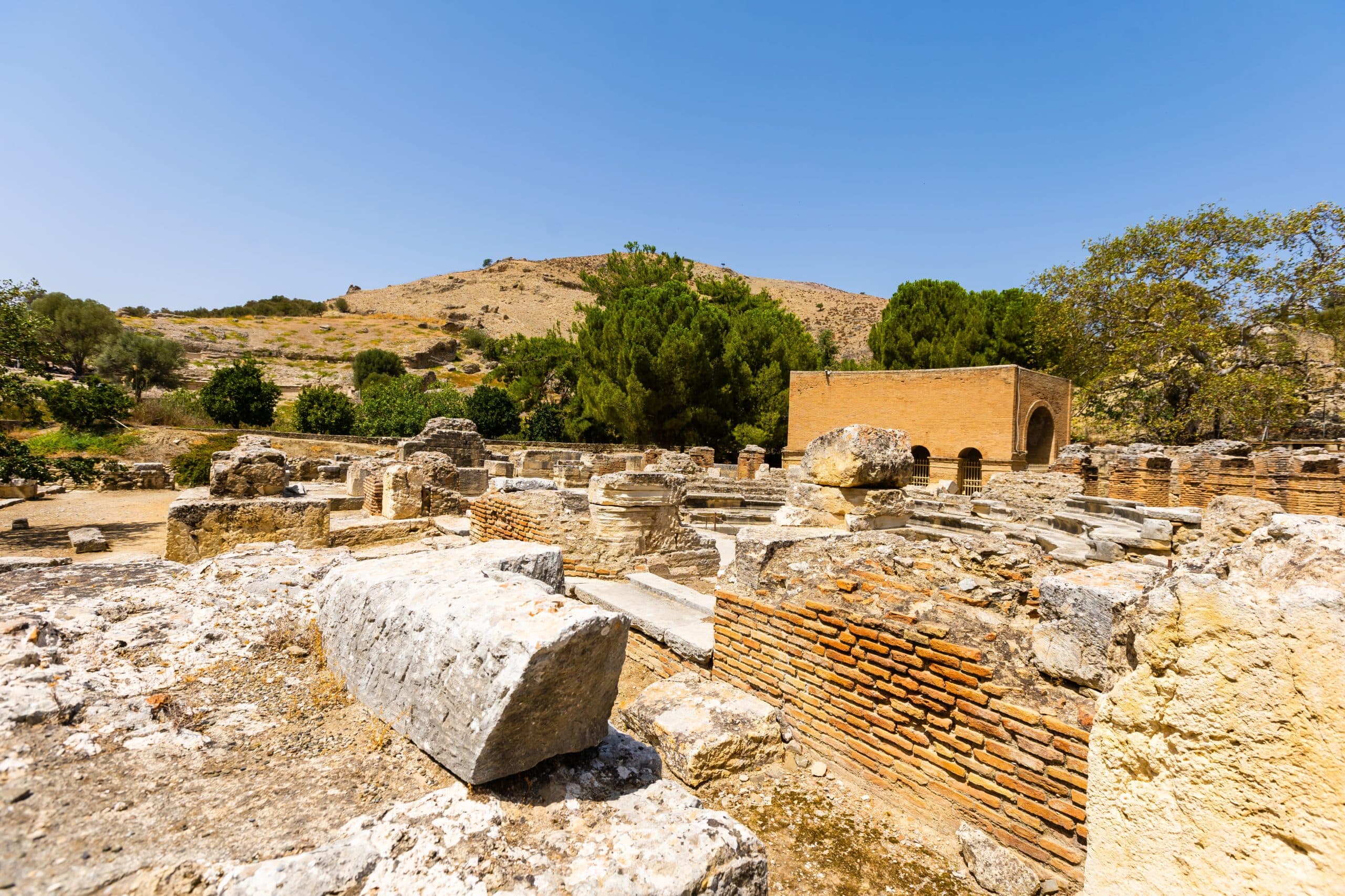 The,Ancient,City,Of,Gortyna,Or,Gortys,,To,The,South