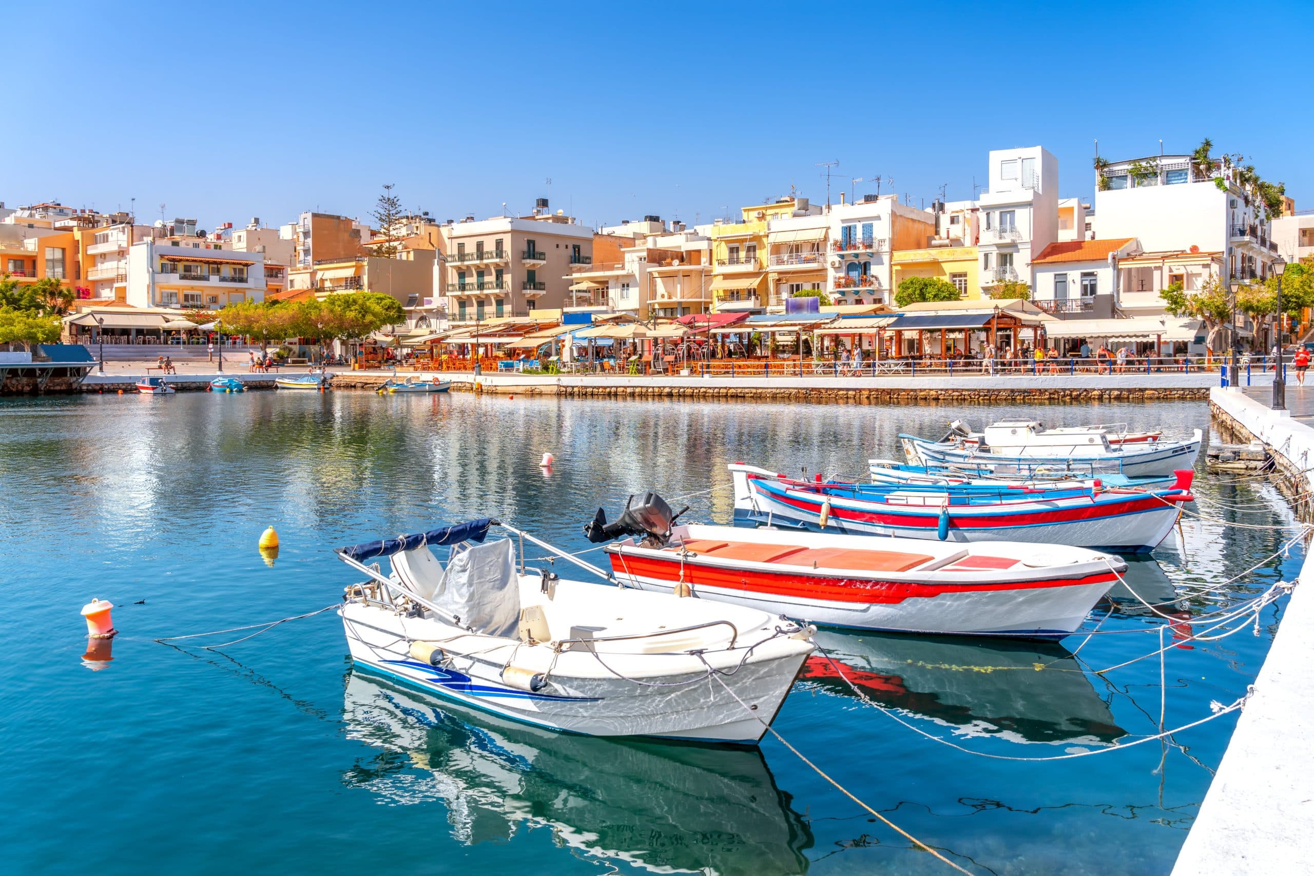 Harbour,Agios,Nikolaos,,Island,Crete,,Greece
