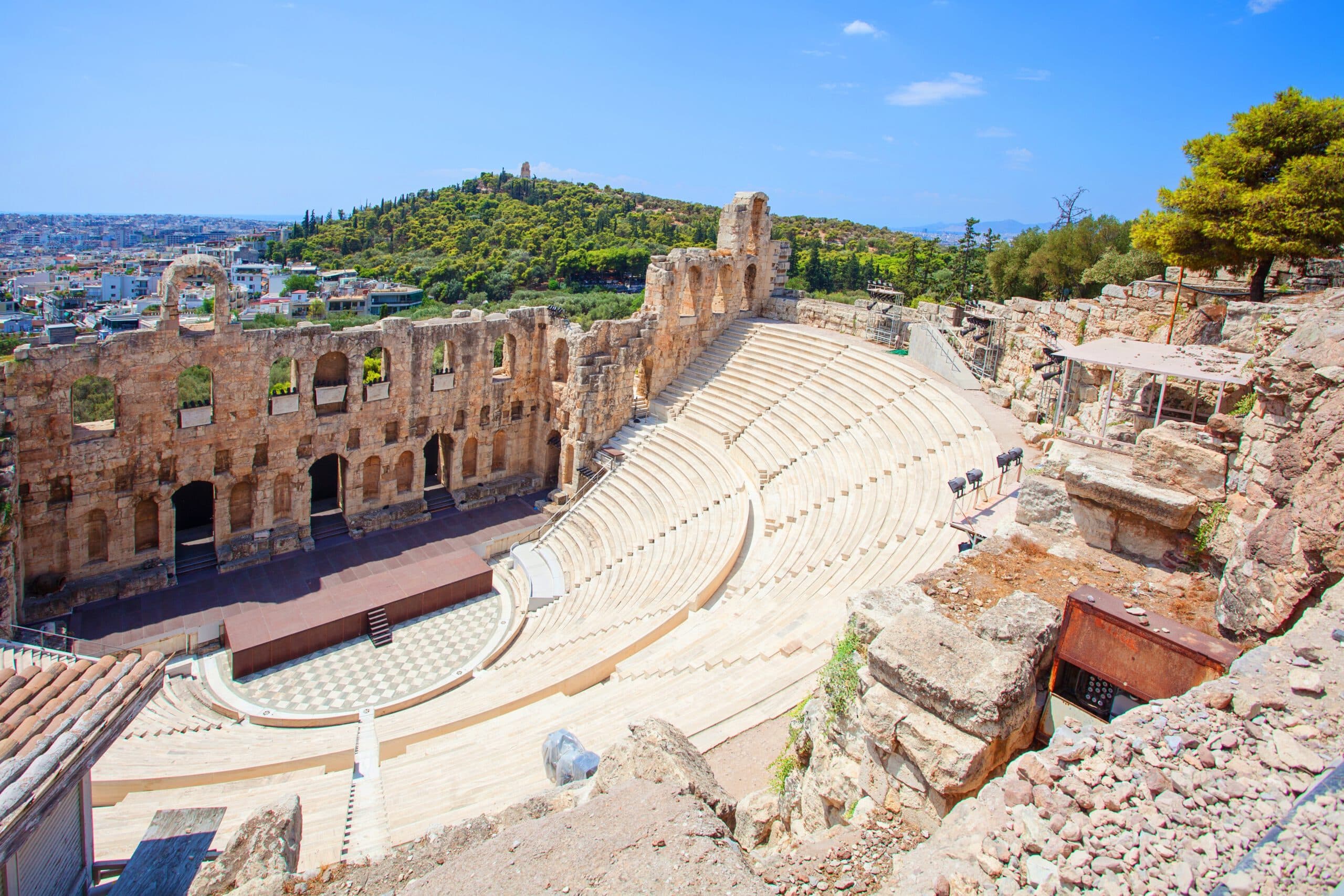 Theatre,Of,Dionysus,,Athens,,Greece