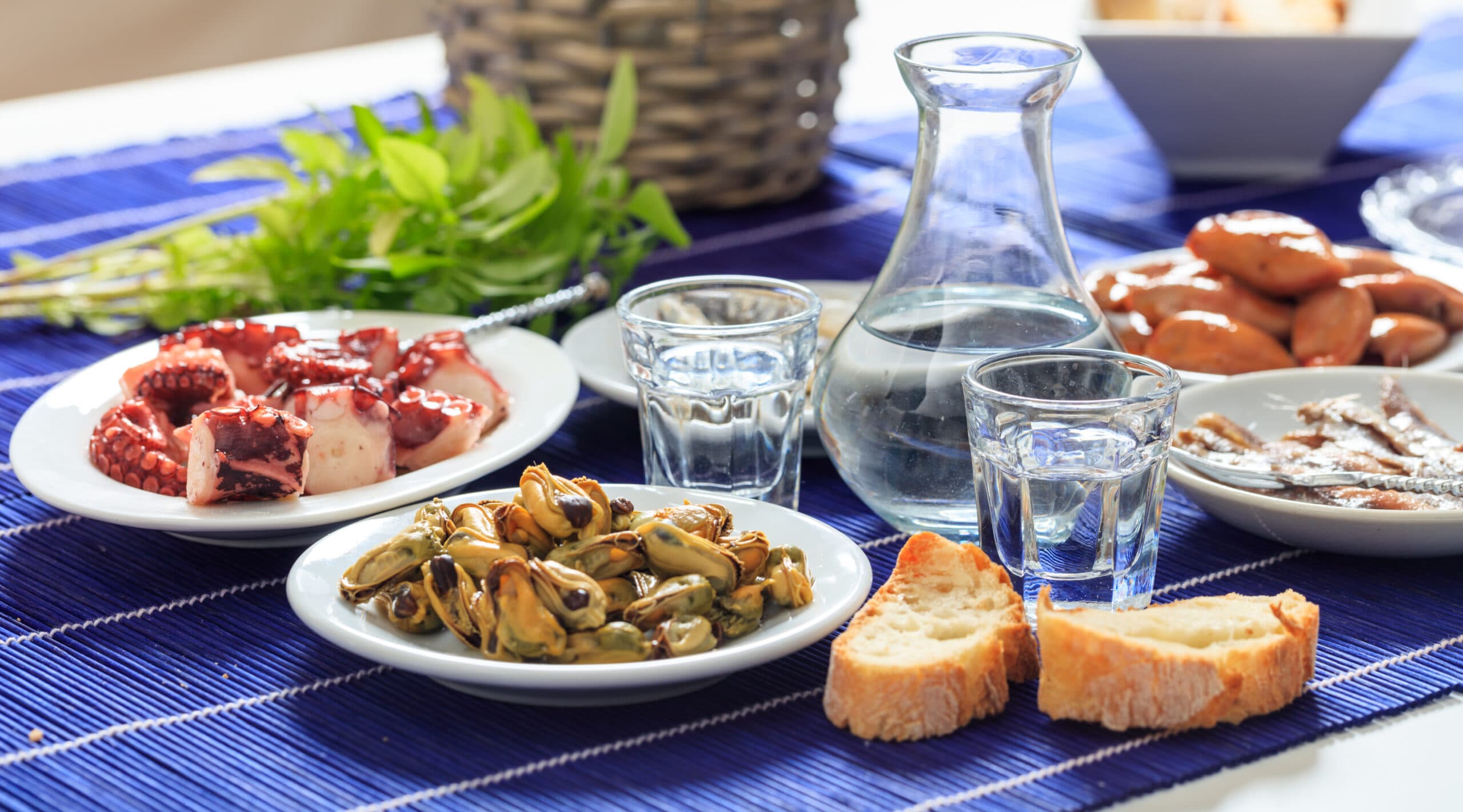 Glasses,Of,Ouzo,And,Appetizers